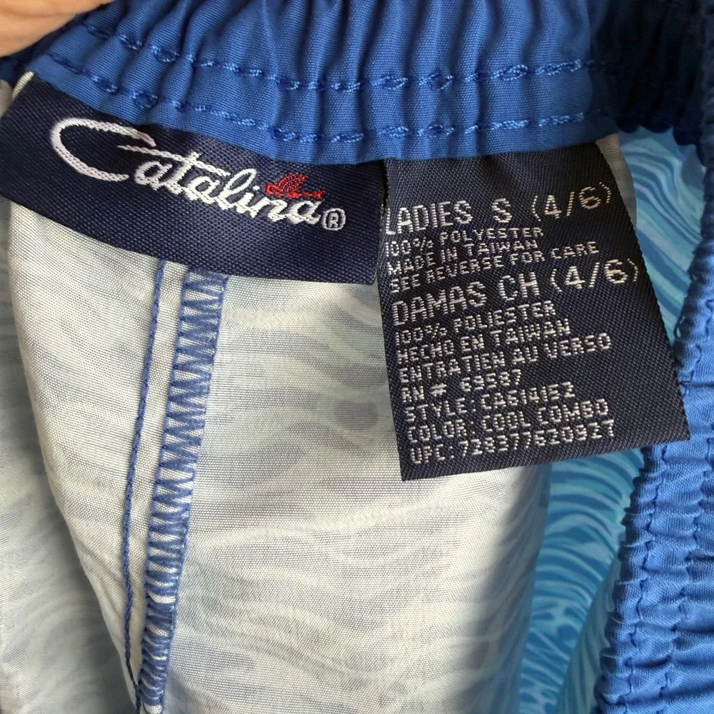 CATALINA‎ Blue Wave Ladies Modest Swim Skort, S - Picture 3 of 5